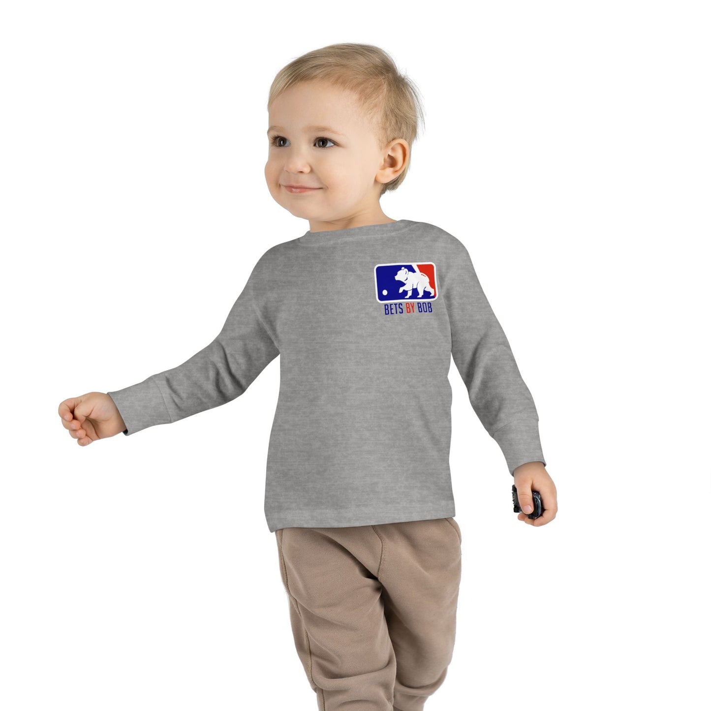 Toddler Long Sleeve Tee - Fun Design for Playful Kids, Perfect for Gift Giving, Everyday Wear, or Family Outings