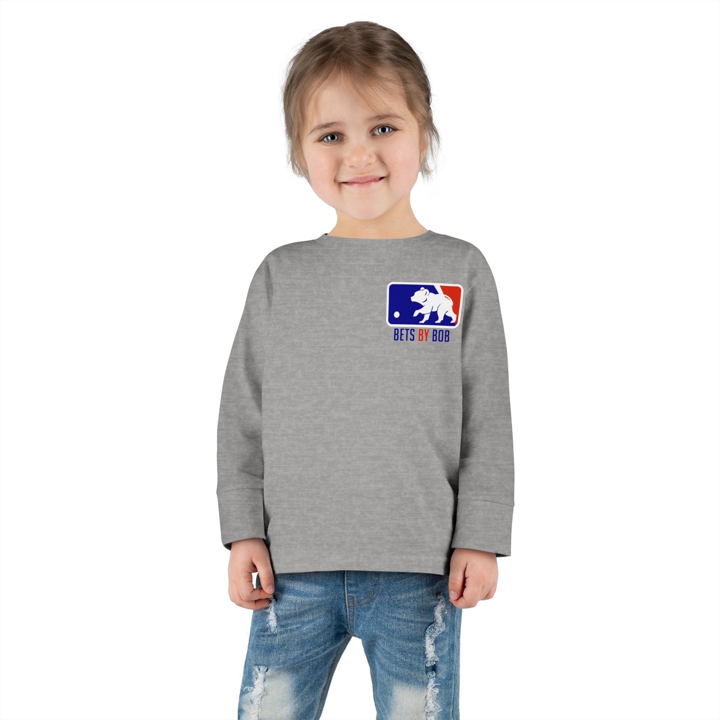 Toddler Long Sleeve Tee - Fun Design for Playful Kids, Perfect for Gift Giving, Everyday Wear, or Family Outings