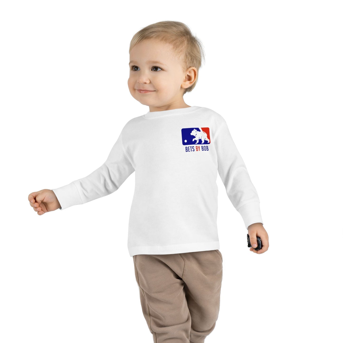 Toddler Long Sleeve Tee - Fun Design for Playful Kids, Perfect for Gift Giving, Everyday Wear, or Family Outings